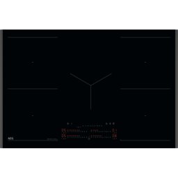 Plita Plita cu Inductie Incorporabila 5 Zone de Gatit 78 cm Negru Control Slider Touch, FlexiBridge, Booster, Timer Electronic