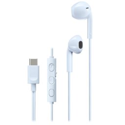Casti Cu Fir In-Ear Microfon USB-C Albastru deschis