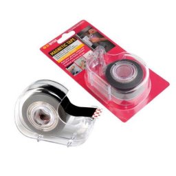 Accesorii birotica Banda magnetica adeziva Bi-Silque cu dispenser 19 mm x 3 m