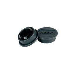Accesorii birotica Magneti pentru table NOBO, diametru 24 mm, sustin 4 coli, 10 buc/set, negru