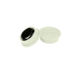 Accesorii birotica Magneti pentru table NOBO, diametru 24 mm, sustin 4 coli, 10 buc/set, alb