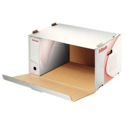 Cutie arhivare carton cu deschidere frontala alb Esselte Standard