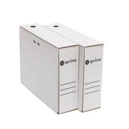 Set 10 buc Cutii arhivare carton 330 x 255 x 80mm alb