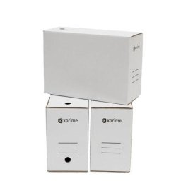 Set 10 buc Cutii arhivare carton 335 x 240 x 100mm alb