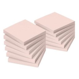 Accesorii birotica Notite adezive Info Notes 50 x 40 mm roz 100 file