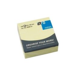 Accesorii birotica Notite adezive Info Notes 50 x 50 mm 240 file galben