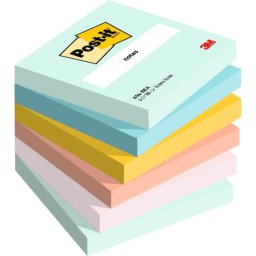 Accesorii birotica Notite adezive Post-it ® Beachside 100 file 6 bucati/pachet Notite adezive 3M Post-it Dreamy 76x 76 mm 100 file 6 buc/set