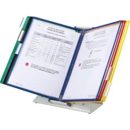 Accesorii birotica Sistem prezentare birou 10 display-uri A4 culori asortate Tarifold