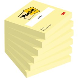 Accesorii birotica Notite adezive Post-it® Galben 76 mm x 76 mm 100 file/bucata Notite adezive 3M Post-it 654 76 x 76 mm galben