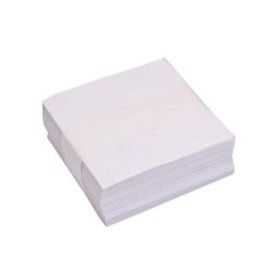 Accesorii birotica Cub hartie nelipit 9 x 9 cm 450 coli alb