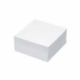 Accesorii birotica Cub hartie Dacline lipit 9 x 9 cm 500 file alb