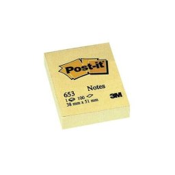 Accesorii birotica Post It 100 file galben 51x38mm 3/set