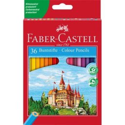 Articole pentru scoala Creioane colorate 36 culori Faber-Castell