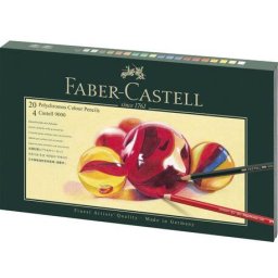 Articole pentru scoala Set cadou 20 Creioane color polychromos+4 cr grafit+acc Set cadou 20cr color polychromos+4 cr grafit+acc f-c