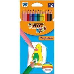 Articole pentru scoala Creioane colorate Tropicolors 2.9 mm 12 buc BIC Kids