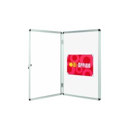Avizier tip tabla magnetica alb de perete Bi-Silque 72 x 98 cm