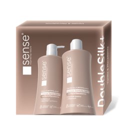 Set cadou sapun si gel de dus Sense DoubleSilk 330ml Set cadou DoubleSilk Vanilie & Macadamia 330ml sapun si gel de dus