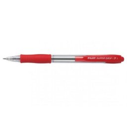 Pix cu bila Pilot Super Grip diverse culori 0.7 mm cu click rosu