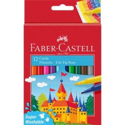 Carioci Faber Castell 12 culori superlavabile