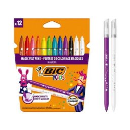 Carioci lavabile Colour Erase 2.8 mm 12 buc BIC Kids Carioci lavabile Colour&Erase 2.8 mm 12 buc BIC Kids
