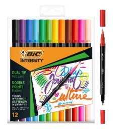 Carioci varf dublu Intensity BIC 12 buc