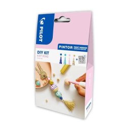 Articole pentru scoala Set markere cu vopsea Pilot Pintor DIY Key ring negru/portocaliu/albastru Set Pintor DIY key ring