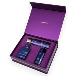 Amber Oud Dubai Night Gift Set Extrait de parfum 75 ml, extrait de parfum 30 ml and body veil 250 ml