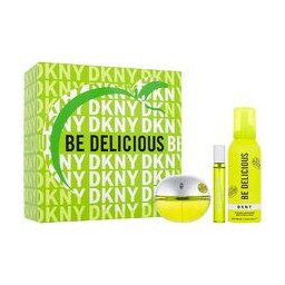 DKNY Be Delicious Gift set EDP 100 ml, miniature EDP 15 ml and shower foam 150 ml