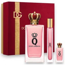 Q by Dolce & Gabbana Gift Set EDP 100 ml, miniature EDP 5 ml and miniature EDP 10 ml