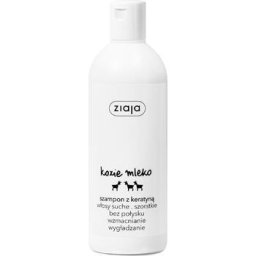 Shampoo for dry and matt hair with keratin Goat`s Milk 400 ml