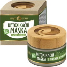 Bio Detox mask with matcha and spirulina