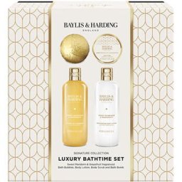 Luxury Bath Time Set ( Mandarinka & Grapefruit ) - Dárková sada koupelové péče