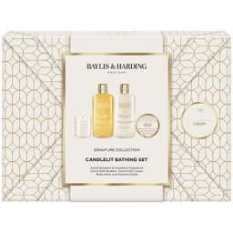 Mandarin & Grapefruit Candlelit Bathing Set - gift set