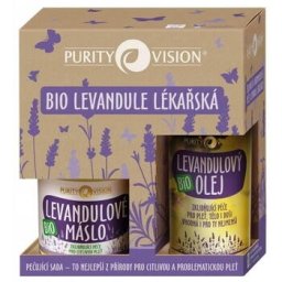 Care set with medicinal lavender