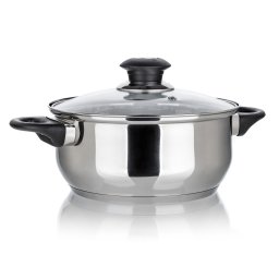 Oală din oțel inoxidabil cu capac Super Value, 22 cm, 3,8 l, diam. 22 cm