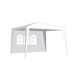 Perete pavilion de grădină, cu fereastră 2,95 x 1,9 m alb
