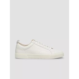 s.Oliver Sneakers barbati, casual din piele naturala, Alb (SELECTATI MARIMEA: 44)
