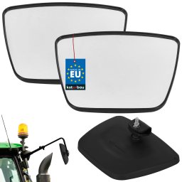 Oglindă pentru tractor și utilaje de construcții 24,5x18 cm set 2 buc.