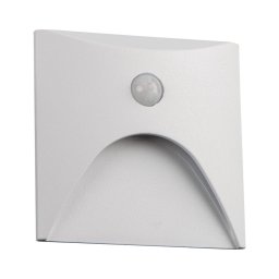 Kanlux 39141 - Lampă LED pentru trepte EXIN cu senzor, 2,5W/230V 4000K IP65, alb pătrat