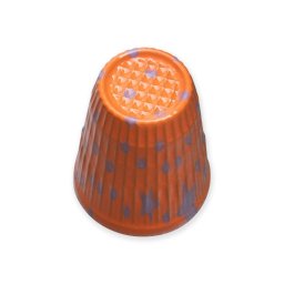 Degetar croitorie marimea S diametru 15mm portocaliu Prym Love