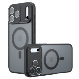 Husa de protectie Techsuit PureFrost MagSafe compatibil cu iPhone 17 Pro, Negru Mat