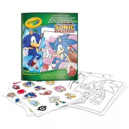 Crayola: Sonic, Ariciul – carte de colorat cu autocolante