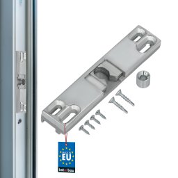 Zăvor balcon pentru stâlp fix 2 cm + rolă pentru zăvor balcon
