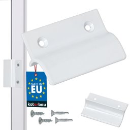 Mâner balcon opritor mâner fereastră alb 6,5 cm