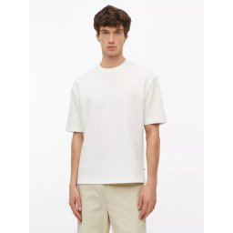 s.Oliver Tricou barbati la baza gatului din bumbac, Regular fit, Alb (SELECTATI MARIMEA: XL)