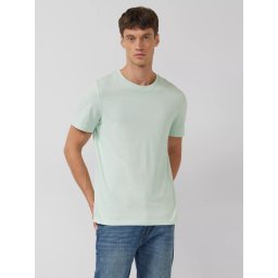 s.Oliver Tricou barbati din bumbac, Regular fit, Verde deschis (SELECTATI MARIMEA: L)