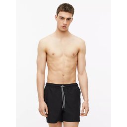 s.Oliver Pantaloni scurti barbati pentru inot cu croiala Regular fit, Negru (SELECTATI MARIMEA: XL)
