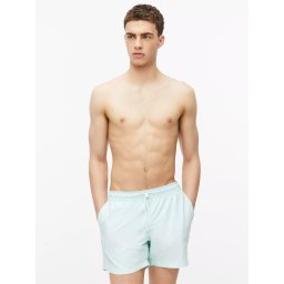 s.Oliver Pantaloni scurti barbati pentru inot cu croiala Regular fit, Turcoaz deschis (SELECTATI MARIMEA: L)