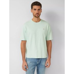 s.Oliver Tricou barbati, din jerseu gros de bumbac, Modern fit, Verde menta (SELECTATI MARIMEA: S)
