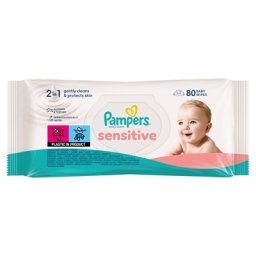 Servetele umede Pampers Sensitive, 80 buc